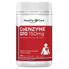 Healthy Care CoEnzyme Q10 150mg – Giải Pháp Vàng Cho Trái Tim Khỏe Mạnh & Năng Lượng Dồi Dào