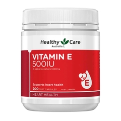 Healthy Care Vitamin E 500IU – Bí Quyết Chống Oxy Hóa & Nuôi Dưỡng Làn Da Rạng Rỡ