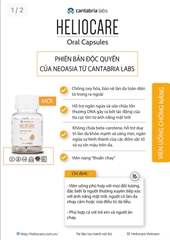 Heliocare Oral Capsules – Viên Uống Chống Nắng Nội Sinh & Bảo Vệ Da Toàn Diện