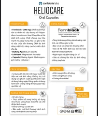 Heliocare Oral Capsules – Viên Uống Chống Nắng Nội Sinh & Bảo Vệ Da Toàn Diện