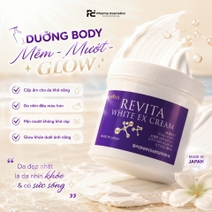 Revita White Ex Cream – Kem Dưỡng Trắng Nâng Tone, Cấp Ẩm Và Giúp Làn Da Mịn Màng
