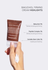 Transparent Lab Bakuchiol Firming Cream – Kem Dưỡng Săn Chắc Da, Hỗ Trợ Làm Mờ Nếp Nhăn Và Mang Lại Diện Mạo Tươi Trẻ