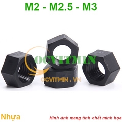 Đai Ốc Nhựa M2 M2.5 M3 Tán Nhựa Lục Giác