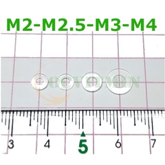 Vòng Đệm Nhựa Mỏng M2 M2.5 M3 M4 M5 M6 M8 M10 Long Đen
