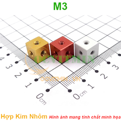 Đai Ốc Lập Phương M3 Ecu Hợp Kim Nhôm - Dai Oc Lap Phuong Tan Ecu