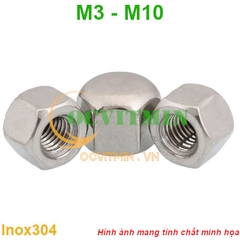 Đai Ốc Hình Nắp M3 M4 M5 M6 M8 M10 Inox 304