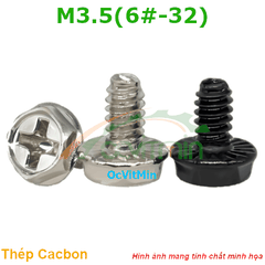 Ốc Bake Dạng Lục Giác M3.5(6#-32) Thép Cacbon - Oc PaKe Dau Dang Lục Giac HDD