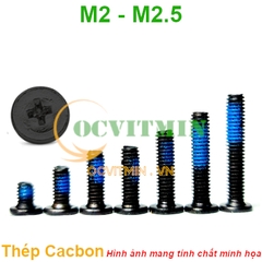 Ốc Vít Laptop M2 M2.5 Có Keo Xanh Đen