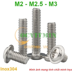 Ốc Vít Bake Điện Tử M2 M2.5 M3 Inox 304