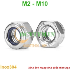 Tán Keo M2 M2.5 M3 M4 M5 M6 M8 M10 Đai Ốc Ecu Inox 304
