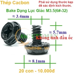 Ốc Vít M3.5(6#-32), Ốc Bắt Ổ Cứng HDD