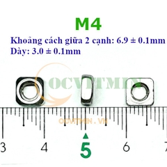 Tán Vuông M3M4M5M6M8M10 Đai Ốc Vuông Ecu Vuông Inox 304
