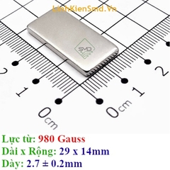 Nam Châm Đất Hiếm Hình Chữ Nhật Lực Hút Bình Thường Hút Sắt