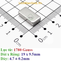 Nam Châm Đất Hiếm Hình Chữ Nhật Lực Hút Bình Thường Hút Sắt