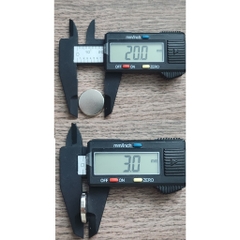 Nam Châm Đất Hiếm Đường Kính 20mm Dày 3mm Lực Hút Siêu Mạnh Dễ Vỡ