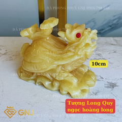 Tượng long quy đá ngọc hoàng long tự nhiên
