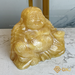 Tượng phật di lặc đá ngọc hoàng long tự nhiên