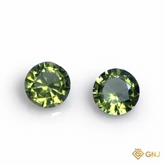 Cặp đá peridot tự nhiên 1,64ct (2 viên) - GNJ