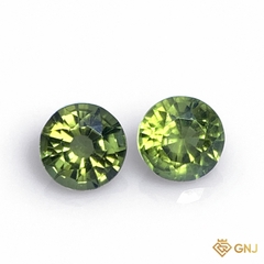 Cặp đá peridot tự nhiên 1,92ct (2 viên) - GNJ