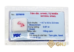 Đá Spinel Hồng Cam - GNJ