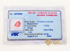 Đá tourmaline cam hồng