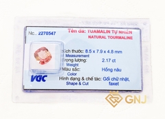 Đá Tourmaline Hồng Nâu