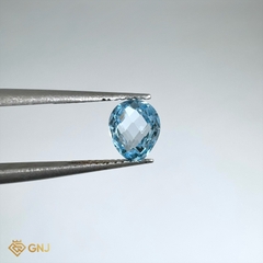 Đá Topaz Xanh Tự Nhiên Xanh Dương 1.2ct - GNJ