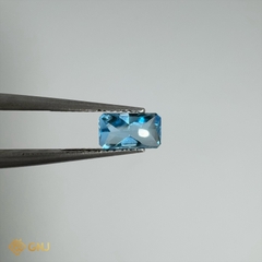 Đá Topaz Xanh Tự Nhiên 0.75ct — 6.9x4.0mm - GNJ