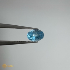 Đá Topaz Xanh Tự Nhiên 1.1ct — 7.2x5.1mm - GNJ