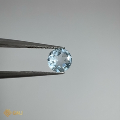 Đá Topaz Xanh Tự Nhiên 0.95ct — 5.8x5.8mm - GNJ