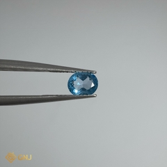 Đá Topaz Xanh Tự Nhiên 0.75ct — 5.9x4.9mm - GNJ