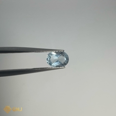 Đá Topaz Xanh Tự Nhiên 0.9ct — 7.0x5.2mm - GNJ