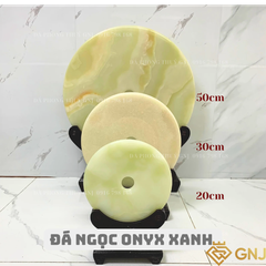 Đồng Điếu Đá Onyx Xanh Tự Nhiên