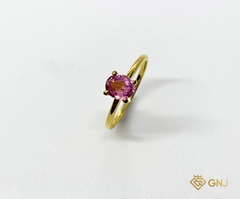 Nhẫn nữ đá Spinel hồng tự nhiên