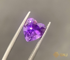 Amethyst Tự Nhiên Tím 2.6ct - Facet - GNJ