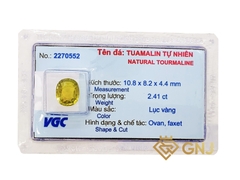 Viên đá tourmaline vàng lục