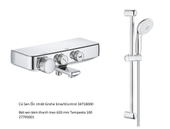 Bộ sen ổn nhiệt Grohe SmartControl 34718000 +27795001