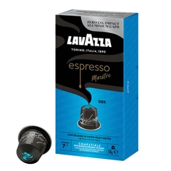 Cà phê Viên nén Nespresso Lavazza  Espresso Decaffeinated  - hộp 10 viên vỏ Nhôm