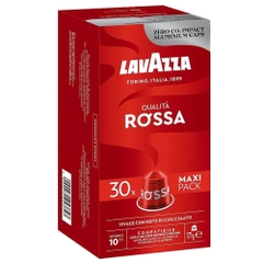 Cà phê Viên nén Nespresso Lavazza Espresso Rossa 10 Hộp 30 viên vỏ Nhôm