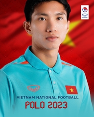 Áo Polo Đội Tuyển Việt Nam 2023 Grand Sport 022053 Xanh Da Trời