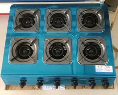 Bếp Gas 6 Đầu Nấu Mì Cay và Cơm Niêu – Tiết Kiệm Gas, Nấu Nhanh, Bền Bỉ