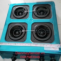 Bếp Gas 4 Họng Nấu Mì Cay, Cơm Niêu – Chống Gỉ, Ngọn Lửa Toả Đều, Công Suất Cao