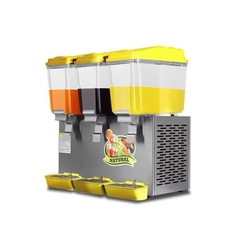 Máy làm mát nước trái cây 3 ngăn dạng xoay