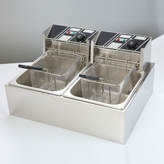 Bếp chiên nhúng đôi Goodfor 82 ( Hàng chính hãng - Công Suất Lớn | Giòn Ngon, Tiết Kiệm