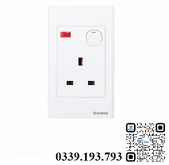 Ổ cắm 3 chấu vuông chuẩn anh Sino S1813S
