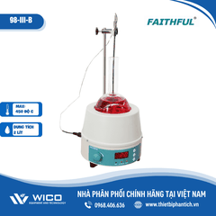 Bếp Đun Bình Cầu Có Khuấy Từ Hiện Số Faithful 98-III-B | 50ml - 20 lít