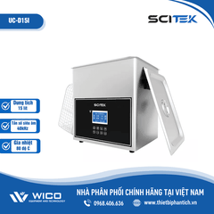 Bể Rửa Siêu Âm Scitek 15 Lít UC-D15I