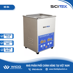 Bể Rửa Siêu Âm Scitek 4.5 Lít UC-D4