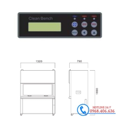 Tủ An Toàn Sinh Học Cấp II Kiểu A2 N-Biotek Hàn Quốc NB-602WS / NB-602WSL