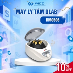 Máy Ly Tâm 6 ống 15ml 5,000 Vòng/ Phút Dlab Mỹ DM0506